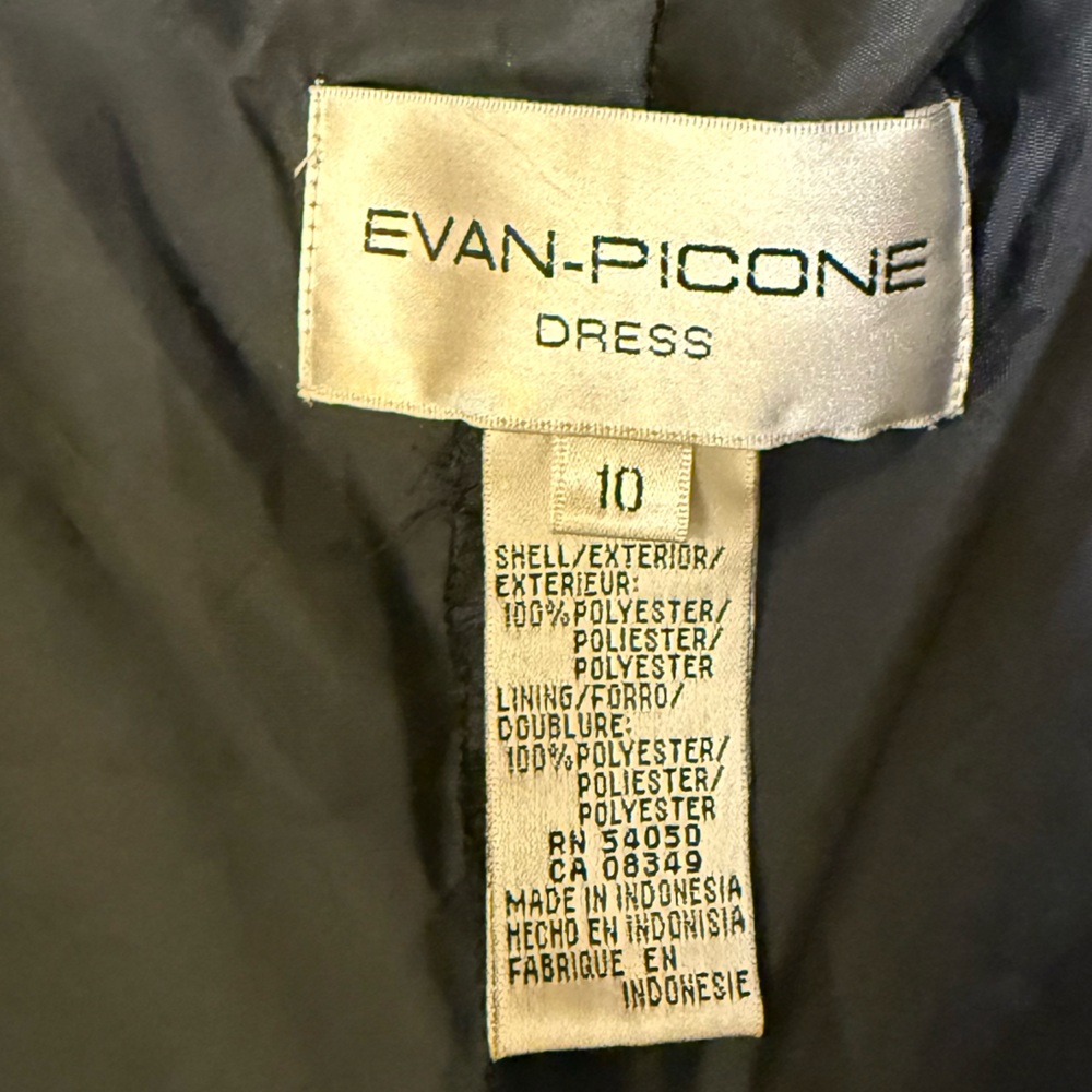 Evan Picone Black Dress - Picture 9 of 9